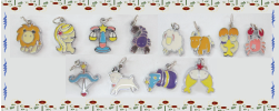 Key chain for funny stamps